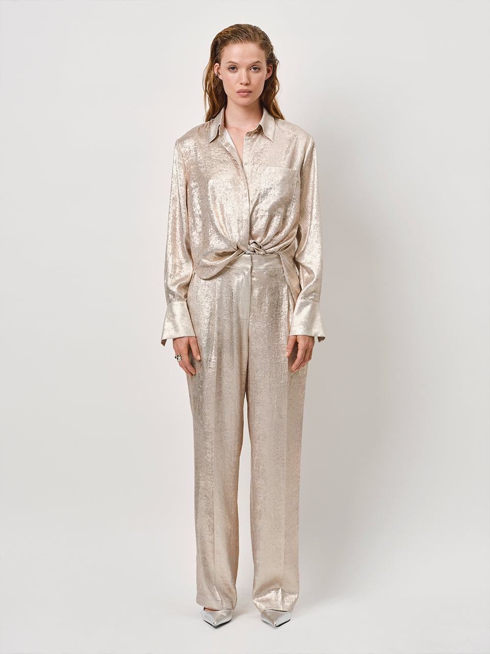 Dante6 - Cathin metallic long shirt