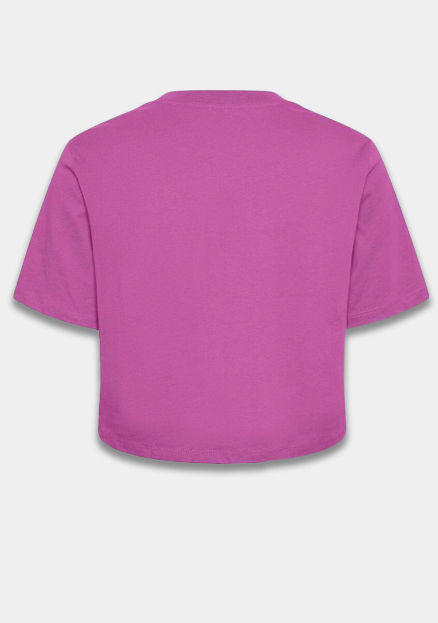 Harper & Yve - Cropped logo shirt