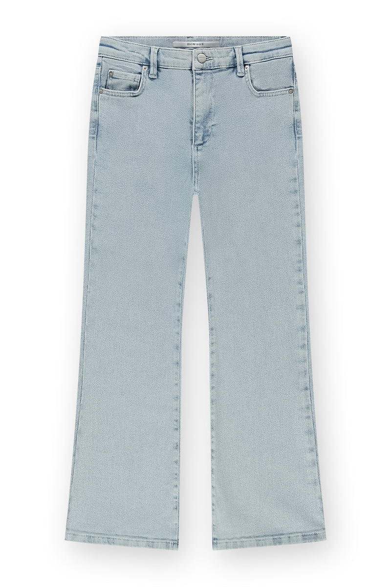 Homage to denim - Debbie cropped flared jeans