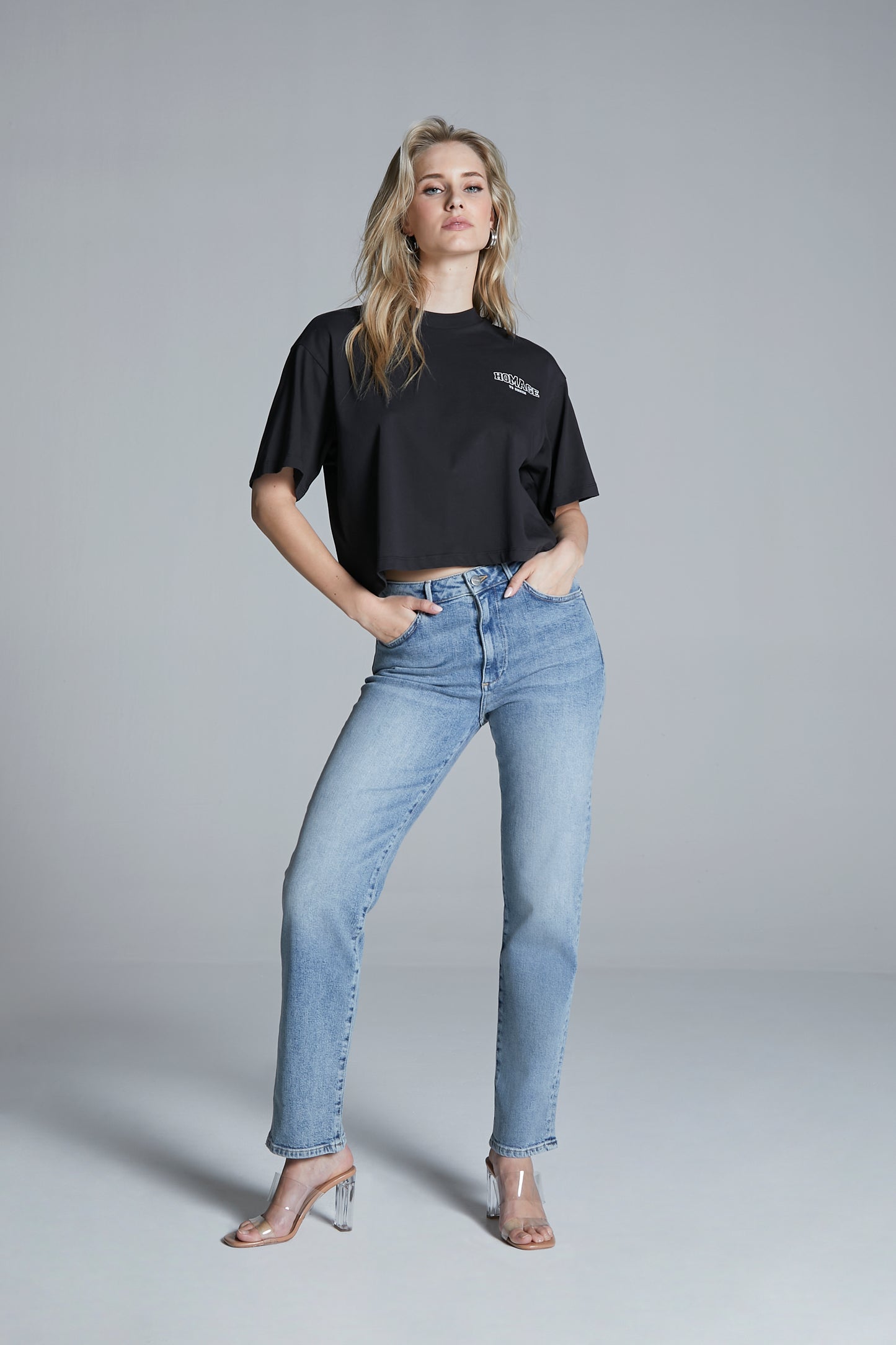 Homage to denim - Scotti Relaxed Straight Jeans